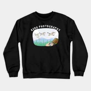 Bird Photography Crewneck Sweatshirt